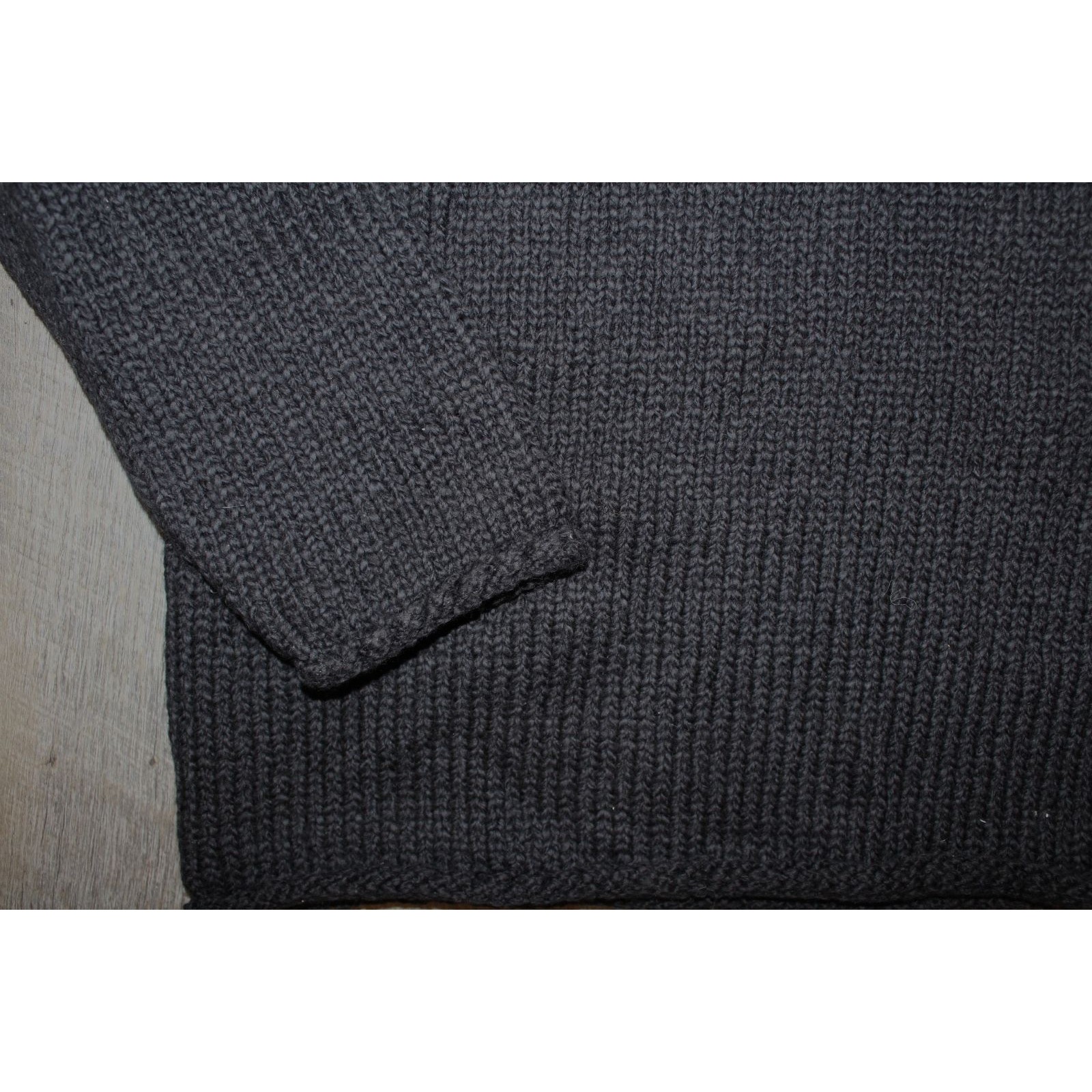Mate The Label Alpaca Cotton Rolled Neck Sweater Black Nwt $218 — image 4 of 7